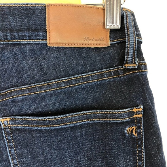 Madewell 9 inch High Rise Dark Wash Skinny Jeans - Picture 7 of 11